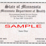 Food Manager Certification MN