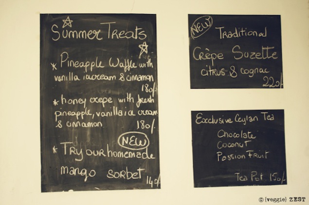 Seasonal menu board for Minnesota Certified Food Manager